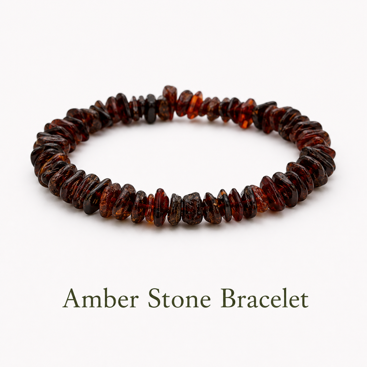 Amber Stone Bracelet for Memory, Confidence and Relieve Stress and Anxiety