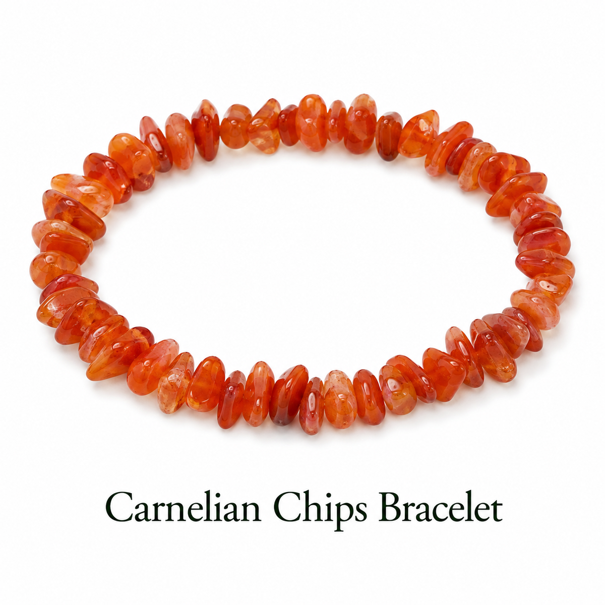 Carnelian Chips Bracelet
