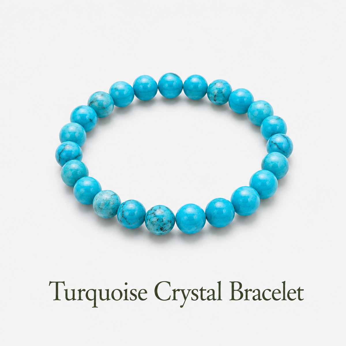 Turquoise Crystal Bracelet for Positivity & Get Rid of Bad Luck and Evil Energy