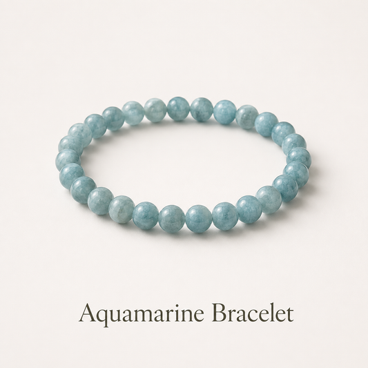 Aquamarine Bracelet to Remain Calm and Composed in Challenging Situations