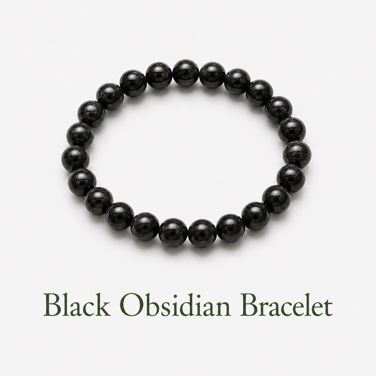 Energetic Shield: Black Obsidian Bracelet for Psychic Protection