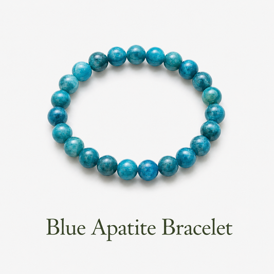 Elevate Your Potential: Blue Apatite Bracelet for Personal Power and Clarity