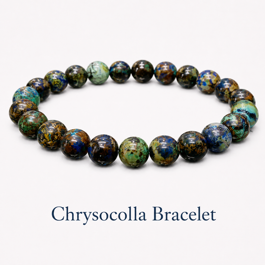 Chrysocolla Crystal Bracelet