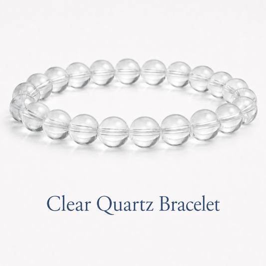 Clear Quartz Crystal Bracelet