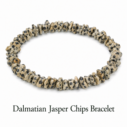 Dalmatian Jasper Chips Bracelet