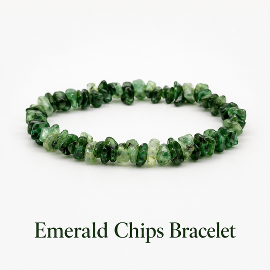Emerald Chips Bracelet