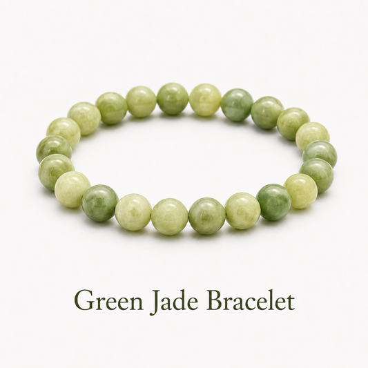 Green Jade Bracelet for Abundance and Inner Peace