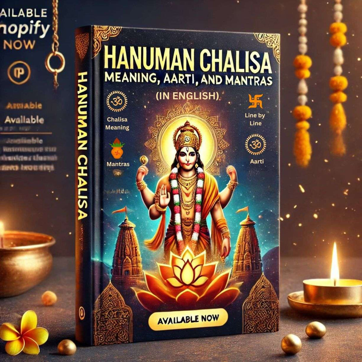 Hanuman Chalisa: Meaning, Aarti, Mantras Online eBook and Audiobook in Hindi and English