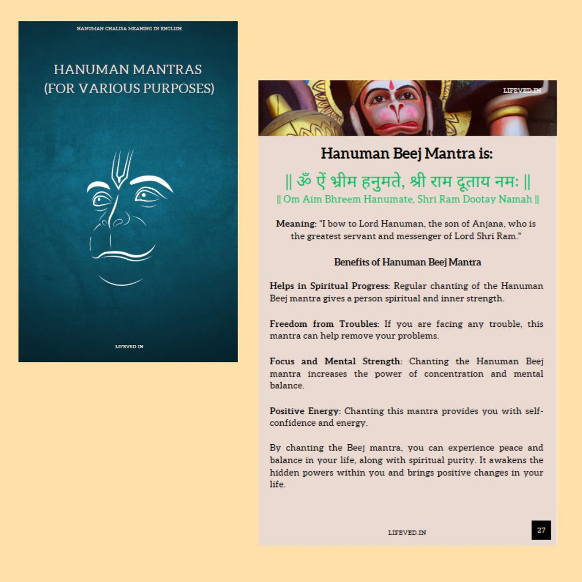 Hanuman Chalisa: Meaning, Aarti, Mantras Online eBook and Audiobook in Hindi and English