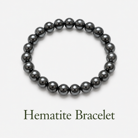 Hematite Bracelet for Focus and Endurance