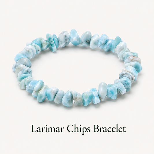 Larimar Chips Bracelet