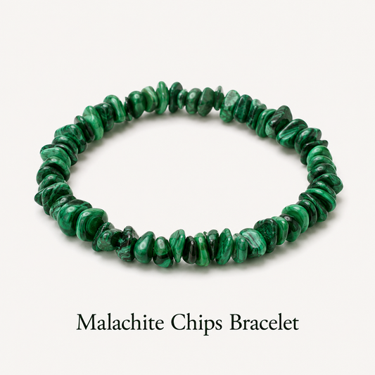 Malachite Chips Bracelet