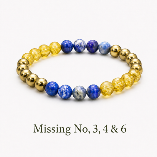 Special Customized Bracelet for For Missing No, 3, 4 & 6