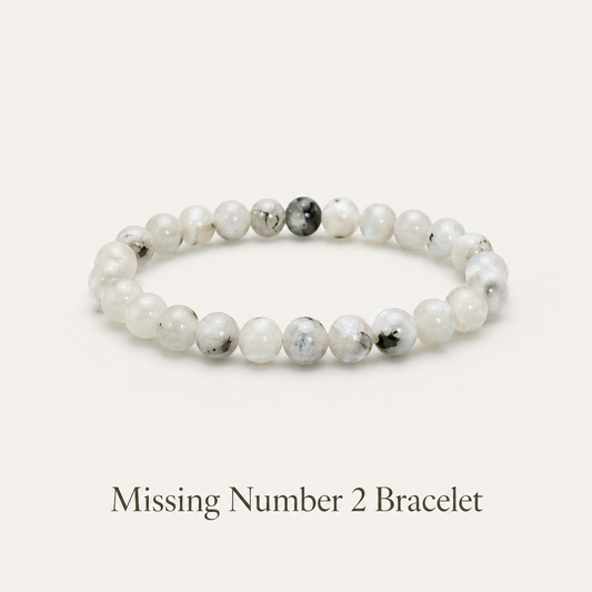 Moon Stone Bracelet for Missing Number 2 and Promote Emotional and Mental Balance