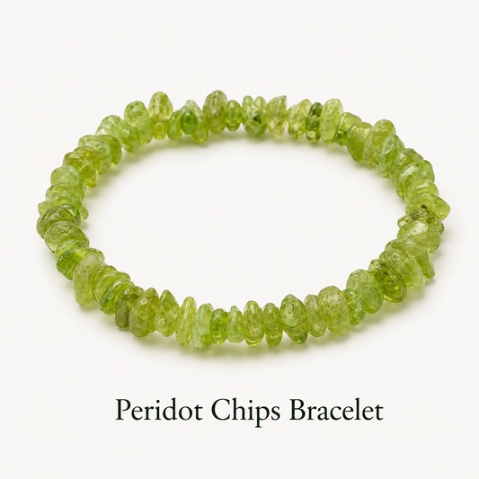Peridot Chips Bracelet