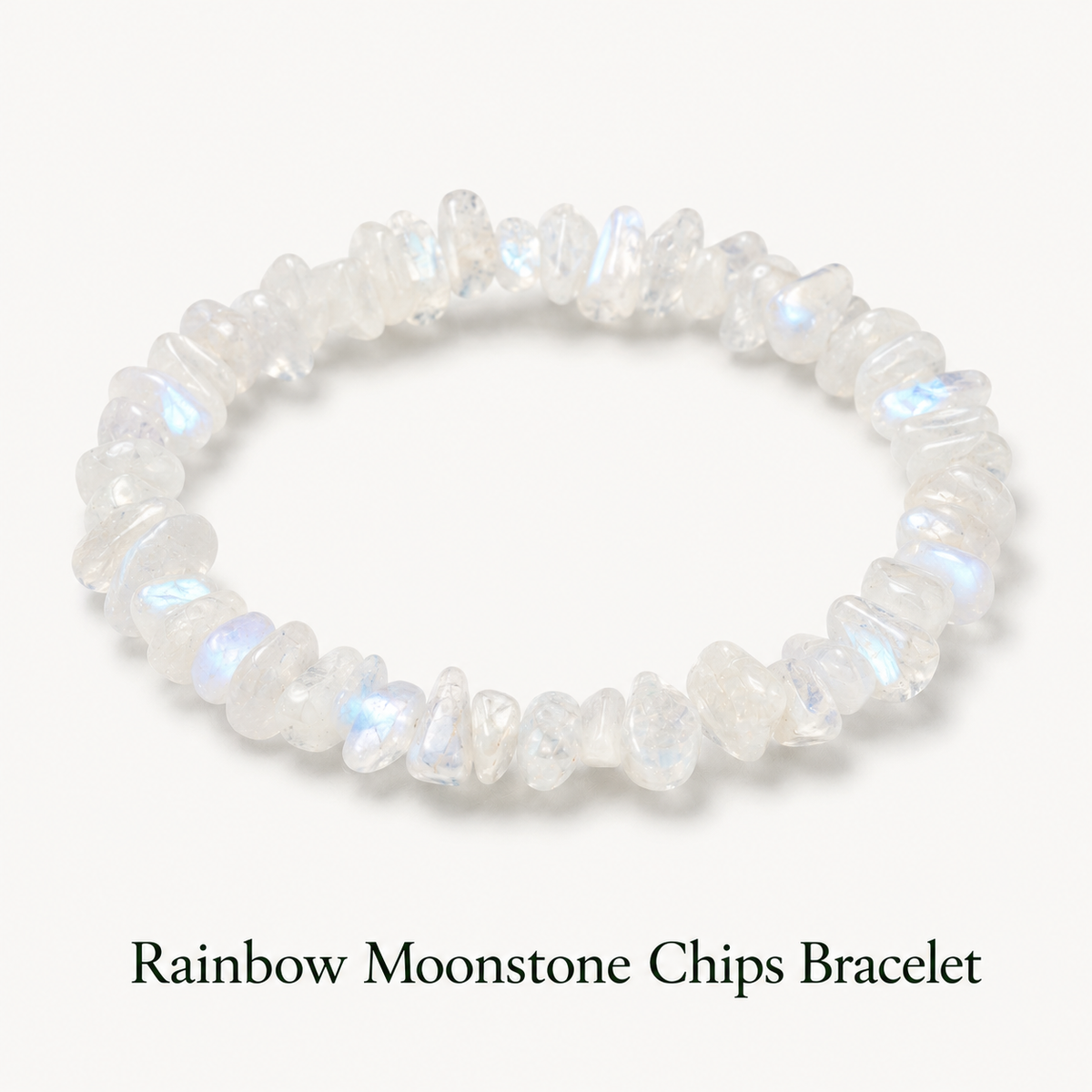 Rainbow Moonstone Chips Bracelet