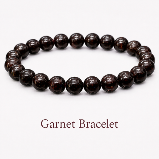 Red Garnet Bracelet to Help Revitalize and Renew your Energy Level