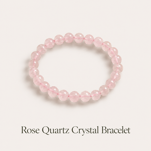 Rose Quartz Bracelet for Self Esteem and Positive Self Image