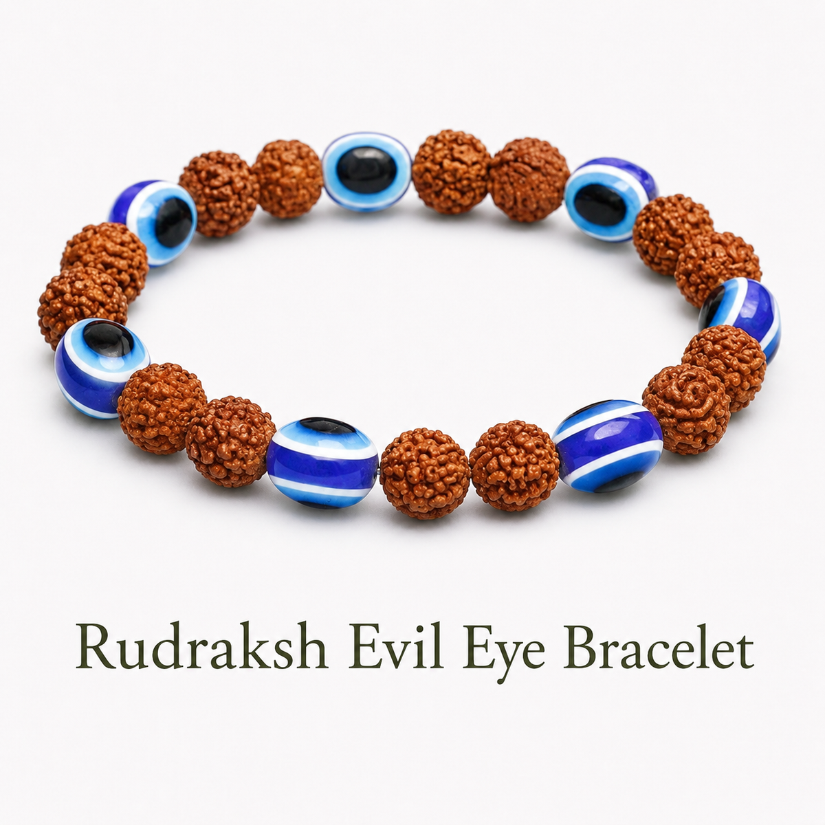 Rudraksh Evil Eye Bracelet To Protects You From Negative Energies