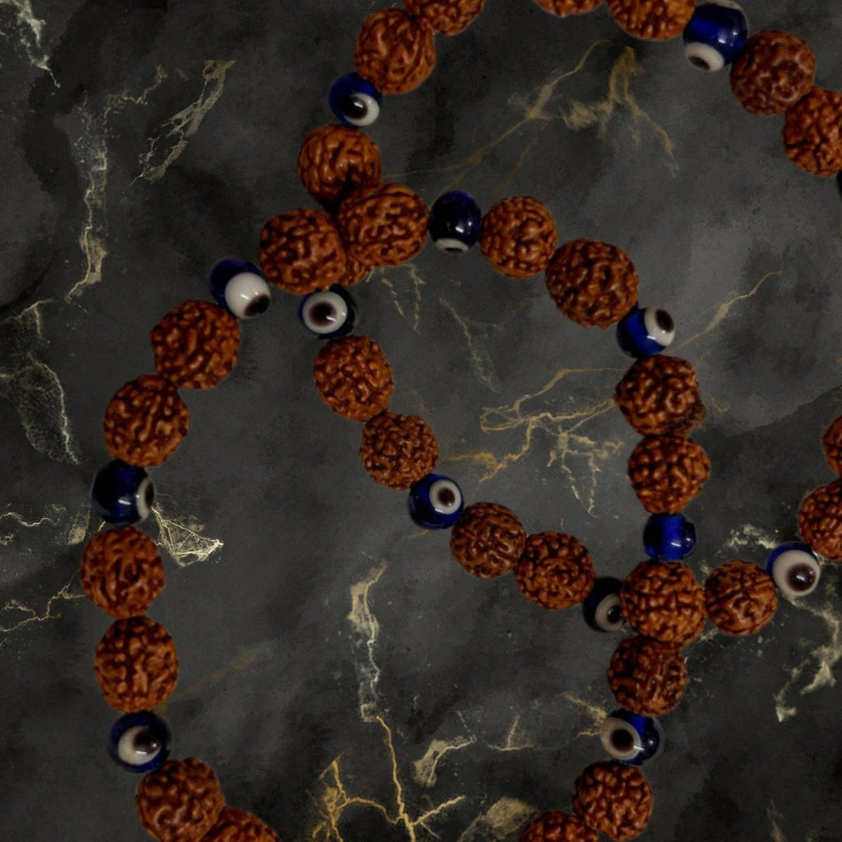 Rudraksh Evil Eye Bracelet To Protects You From Negative Energies