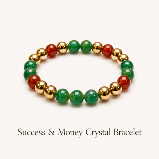 Success & Money Crystal Bracelet for Males