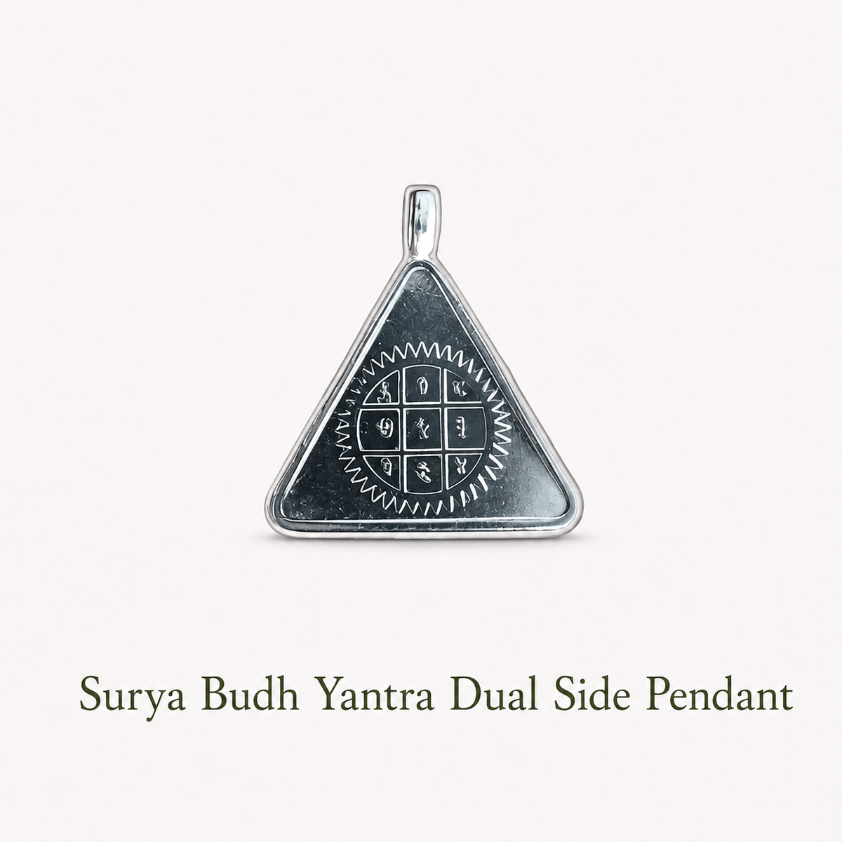 Surya Budh Yantra Dual Side Pendant