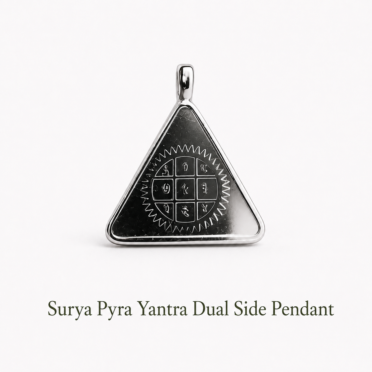 Surya Pyra Yantra Dual Side Pendant