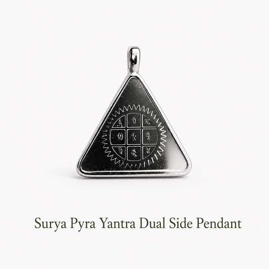 Surya Pyra Yantra Dual Side Pendant