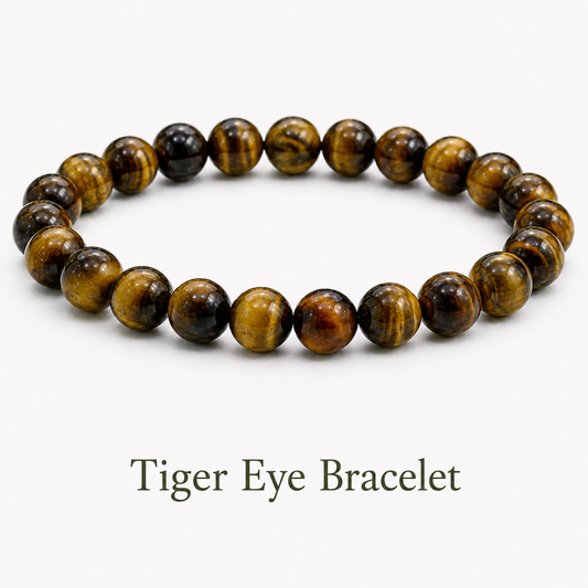 Tiger Eye Bracelet to bring Good Luck, Focus and protection from Evil thoughts and enemies