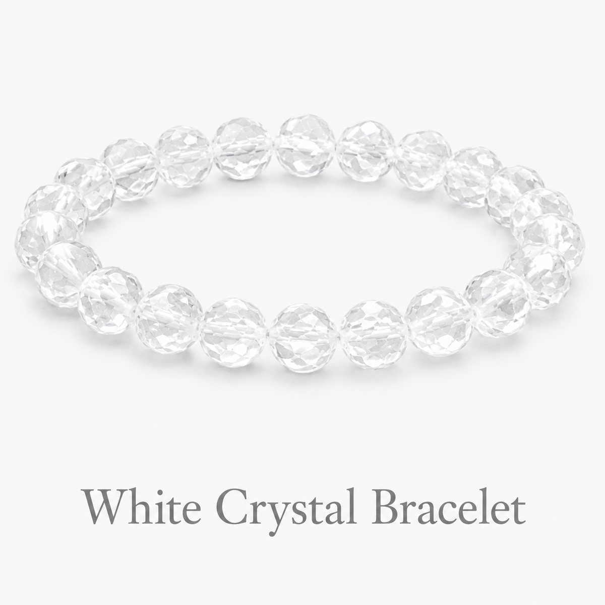 White Crystal Bracelet for Missing Number 6 and Strengthening Your Venus