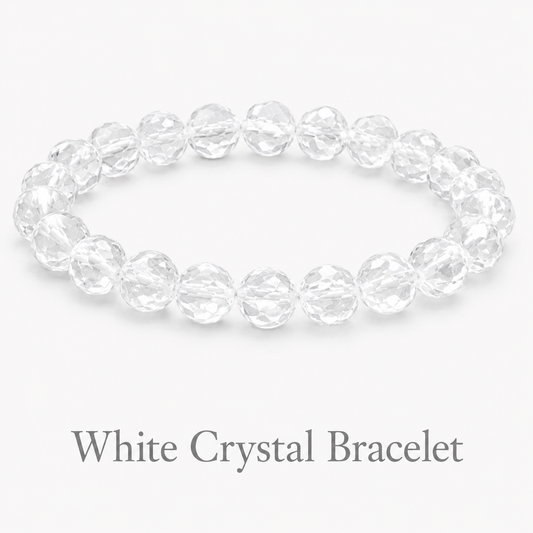White Crystal Bracelet for Missing Number 6 and Strengthening Your Venus