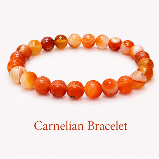 Carnelian Crystal Bracelet