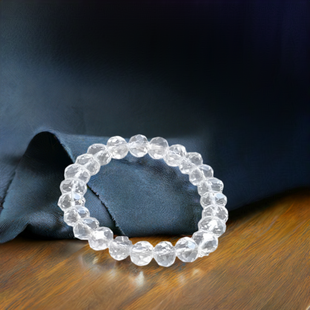 White Crystal Bracelet for Missing Number 6 and Strengthening Your Venus